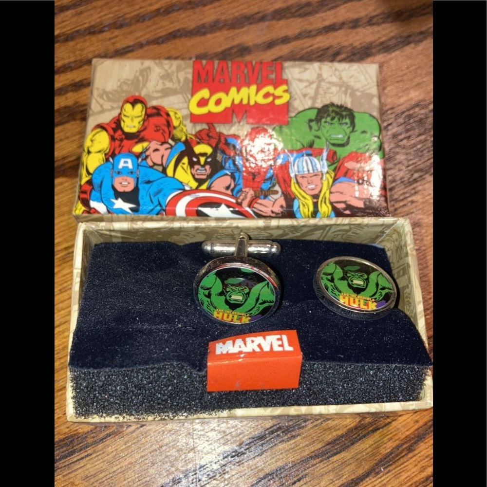 Marvel Hulk Cuff links